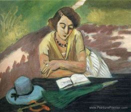 Lire une femme avec du parasol