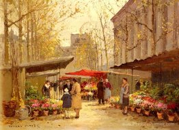 Marché des fleurs à La Madeleine