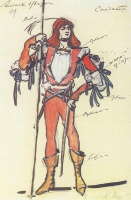 Soldier.Costume Design pour le ballet de Gartman