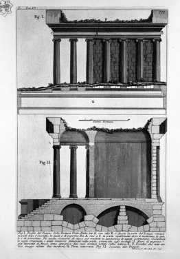 Les antiquités romaines, t. 4, Planche L. Vista de la ménagerie