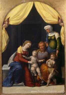 Sainte Famille avec l'enfant Saint Jean et Saint Elizabeth