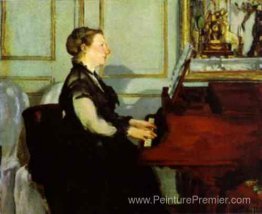 Madame Manet au piano