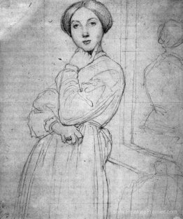 Étude pour Vicomtesse D'Hausonville, née Louise Albertine de Bro