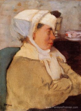 Femme avec un bandage