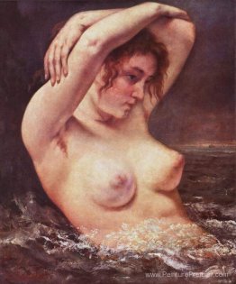 La femme dans les vagues (le baume)