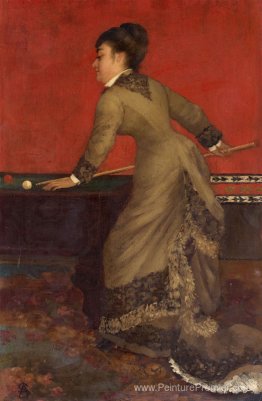 Élégant au billard