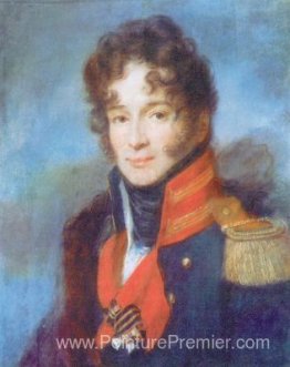 Portrait du commandant du Dragoon Regiment P. A. Chicherin