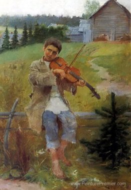 Garçon avec violon