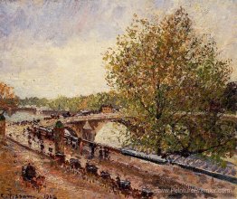 Le pont royal, temps gris, l'après-midi, le printemps