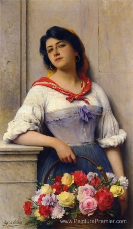 La fille fleurie