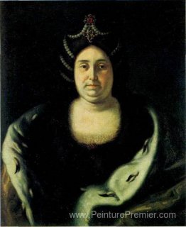Tsarina praskovia fedorovna salitikova, veuve d'Ivan V