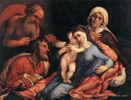 Madonna et enfant avec Saint-Jérôme, Saint-Joseph et St. Anne