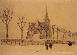 Paysage avec une église