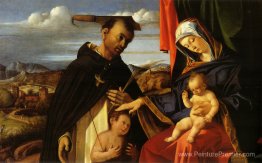 Madonna et enfant avec Saint Peter Martyr