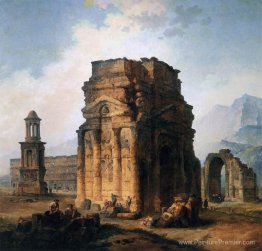 L'arc de triomphe et le théâtre d'Orange