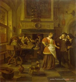 Scène de taverne