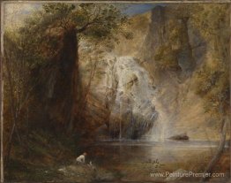 Les cascades, Pistil Mawddach, nord du Pays de Galles 1836