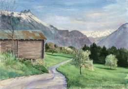 Dents de Morcles, paysage de montagne suisse et nature alpine -