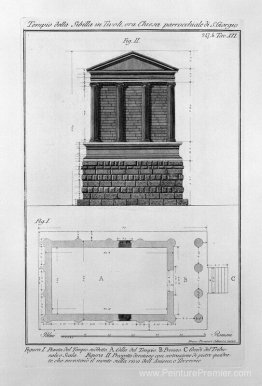 FACADE ET LE SIDE DU TEMPLE DE LA SIBLY À TIVOLI