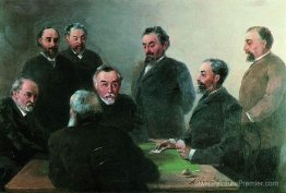 Aivazovsky avec des amis