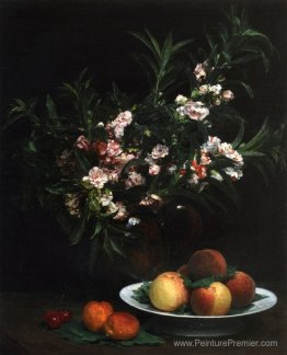 Impatiens, pêches et abricots mortels