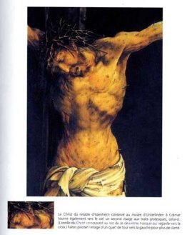 Christ sur la croix (détail du panel de crucifixion centrale du