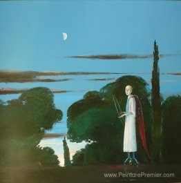 La lune et le poète