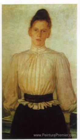 Portrait de Maria Tolstaya, la fille de Leo Tolstoy