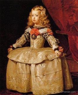 Portrait de l'Infanta Margarita à l'âge de cinq ans