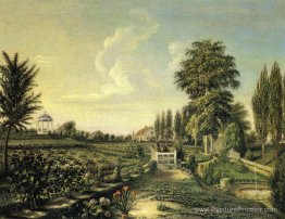 Vue du jardin de Belfield