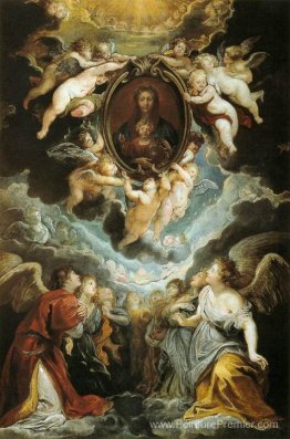 La Madonna della Vallicella adorée par les séraphins et le chéru