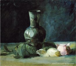 Vase et roses