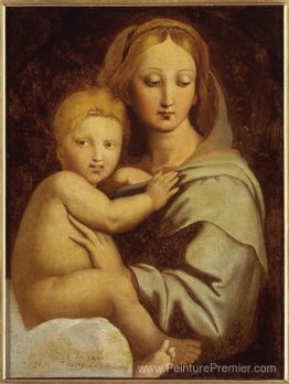 Vierge et enfant avec candélabre