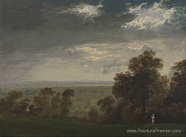 Paysage, peut-être l'île de Wight ou Richmond Hill