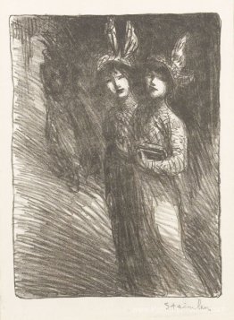 Deux femmes lithographies