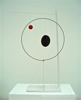 Objet avec balle rouge