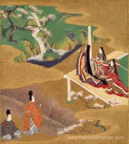 Illustration du Genji Monogatari (Wakamurasaki)