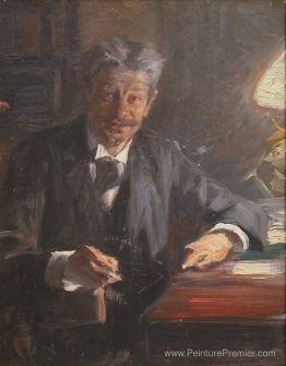 Sketch au portrait de Georg Brandes