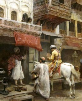 Scène de rue en Inde