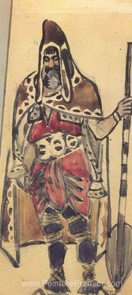 Viking marchand (conception de costumes pour l'opéra "Sadko")