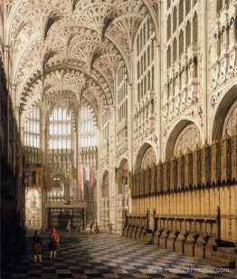 L'intérieur de la chapelle Henry VII dans l'abbaye de Westminste