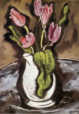 Vase de tulipes