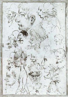 Feuille de caricatures