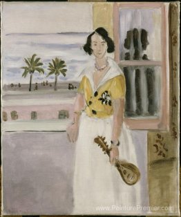 Femme avec mandoline