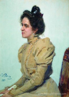 Portrait de l'actrice Lyubov Sazonova-Shuvalova