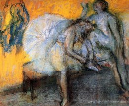 Deux danseurs en jaune et rose