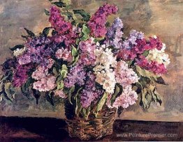 Nature morte. Lilas dans un panier («héroïque»).