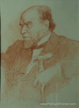 Portrait de l'académicien A. F. Koni