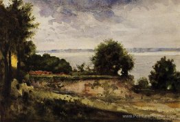 Vue du Jardin de Madame Upick, mère de Baudelaire