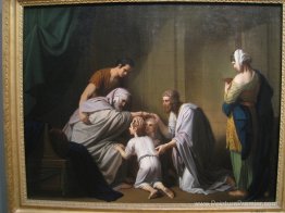 Jacob Blessing Ephraim et Manassé